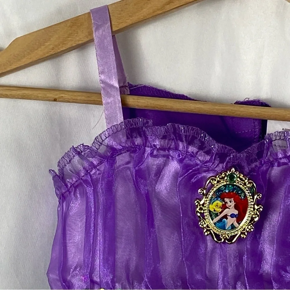 Disney The Little Mermaid Ariel Princess Kids Costume Size 4-6X Halloween - Picture 5 of 16